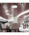 Plafonnier LED design - 30W/60W/30W, télécommande, changement CCT, dimmable, abat-jour en diamant
