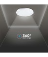 Plafonnier LED design - 30W/60W/30W, télécommande, changement CCT, dimmable, abat-jour en diamant