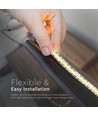 Bande LED 240 SMD 20W/m - 6500K, Haute Luminosité, IP20, 5m/rouleau