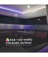 5m 13W/m COB-LED strip, RA90 - 24V, IP20, 512 LED par mètre, 3000K
