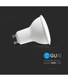 6 pcs. 4,5W LED ampoules - GU10, 400lm, 110 degrés, verre dépoli