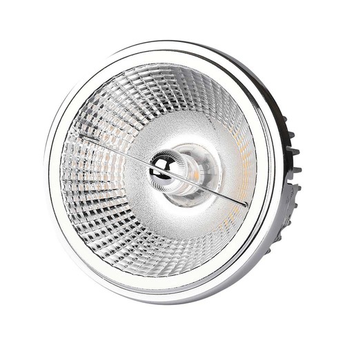Spot LED AR111 à réflecteur remplaçable 20W - 6400K, 40°/20°, argent