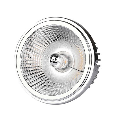 Spot LED AR111 à réflecteur remplaçable 20W - 6400K, 40°/20°, argent