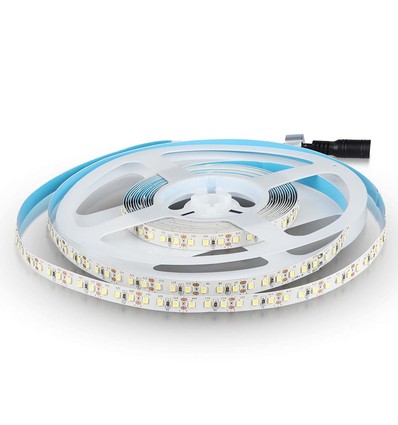 5m 12W/m LED strip, Samsung LED chip - 12V, 120 LED par mètre, IP20, 10mm largeur