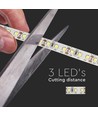 5m 12W/m LED strip, Samsung LED chip - 12V, 120 LED par mètre, IP20, 10mm largeur