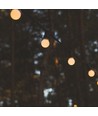 Guirlande lumineuse LED 0,5W - 10m, 20 ampoules, prise EU, 6000K, 24V