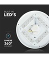 Plafonnier LED 12W effet ciel étoilé - Ø26cm, 3-en-1 CCT, 1200lm, IP20 intérieur