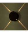 Applique murale LED ronde 3W Ø15cm - IP65, noir, 3000K, extérieur, source lumineuse incl.