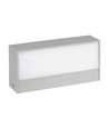 Boîtier extérieur 9W - LED, haut/bas, lumière douce, medium, 6400K, gris