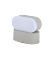 Applique murale LED 5W - IP65, gris, 4000K, orientable, 11 x 5,4 cm