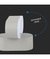 Applique murale LED 5W - IP65, gris, 4000K, orientable, 11 x 5,4 cm