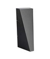Applique murale noire 6W avec éclairage haut/bas - IP65, aluminium, 3000K, source lumineuse incluse