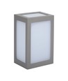 Applique murale LED 12W - 4000K, boîtier gris