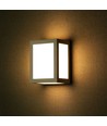Applique murale LED 12W - 4000K, boîtier gris