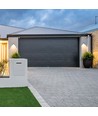 Applique murale 12W 4000K noire, carrée