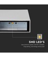 Applique murale LED 4W - IP65, blanc, 3000K, plastique PC, source lumineuse incl.