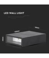 Applique murale 4W - LED, 3000K, noir