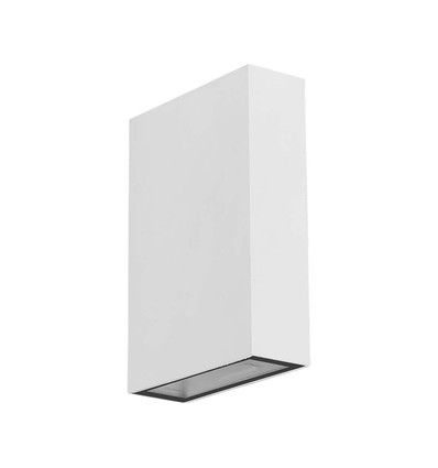 Applique murale LED 4W - IP65, blanc, éclairage haut/bas, source lumineuse incl.