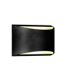 Applique murale LED 10W avec éclairage haut/bas - IP54 extérieur, noir, 4000K, puce Bridgelux, source lumineuse incl.