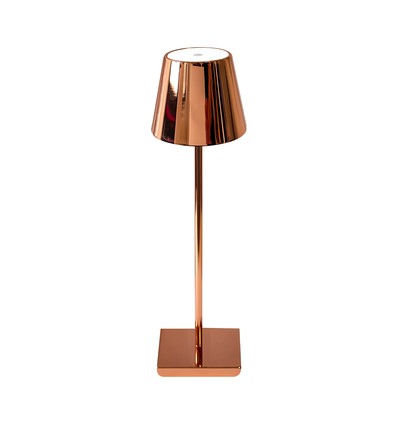 Lampe de table LED rechargeable 3W, or - Tactile dimmable, 3000K, batterie 4000mAh, 5V USB