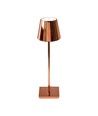 Lampe de table LED rechargeable 3W, or - Tactile dimmable, 3000K, batterie 4000mAh, 5V USB