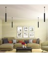 Suspension GU10, Ø6x50cm - Noir, intérieur