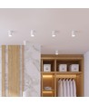 Spot en saillie GU10 carré - Blanc, 100x100x120mm, IP20 intérieur, sans source lumineuse