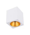 Spot en saillie GU10 carré - Blanc, 10x10x12cm, IP20, sans source lumineuse