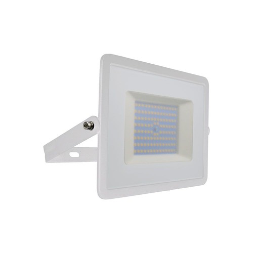 Projecteur 100W - 6500K, boîtier blanc, lampe de travail