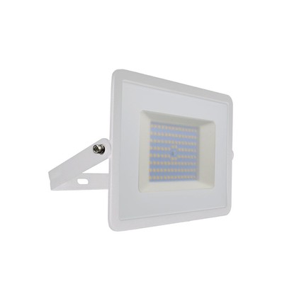 Projecteur 100W - 6500K, boîtier blanc, lampe de travail