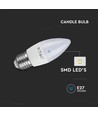 Ampoule bougie 4,5W E27 - LED, 4000K