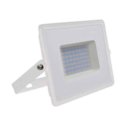 Projecteur 50W - 6500K, boîtier blanc, lampe de travail