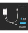Contrôleur RGB+CCT avec télécommande - 12V/24V, 28 boutons, 10A, pour rubans LED