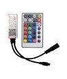Contrôleur LED WiFi RGB+CCT - 12V/24V, 5 canaux, avec télécommande, compatible Google Home