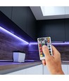 Contrôleur LED WiFi RGB+CCT - 12V/24V, 5 canaux, avec télécommande, compatible Google Home