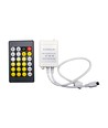 Contrôleur infrarouge avec télécommande pour CCT/RGB - 12V-24V, 6A, 24 boutons, pour rubans LED 3-en-1