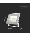 Projecteur LED 10W, blanc - IP65, 750lm, 4000K, extérieur