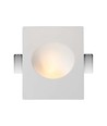 Spot encastrable GU10 en plâtre - Rond, blanc, sans source lumineuse, pour encastrement