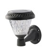 Applique murale LED Solara 0,8W avec détecteur et solaire - CCT, télécommande RF, IP44, noir, 16x23 cm