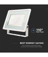 Projecteur 200W - Classe F, 4000K, boîtier blanc