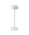 Lampe de table LED rechargeable 2W, blanche - IP54, tactile dimmable, 5V, blanc chaud, jusqu'à 10h de batterie