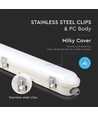Réglette LED étanche 120cm 36W avec éclairage de secours - Samsung LED chip, 120lm/W, IP65, 4000K, autonomie 3h