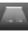 Réglette LED étanche 120cm 36W avec éclairage de secours - Samsung LED chip, 120lm/W, IP65, 4000K, autonomie 3h