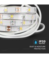 Kit éclairage de lit 1,2m 3W LED lit simple - 12V DC, 4000K, avec détecteur de mouvement