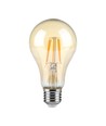 Ampoule LED filament E27 10W - A67, verre ambré, 2200K, 950lm