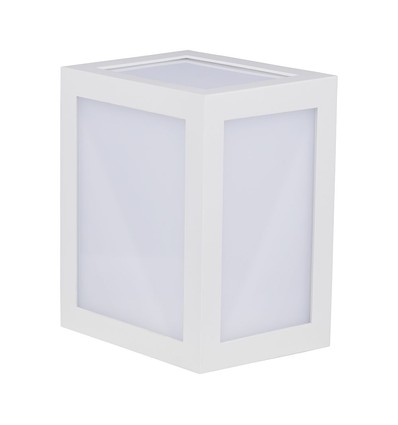 Applique murale LED 12W - IP65 extérieur, blanc, 4000K, source lumineuse incluse