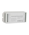Amplificateur LED 5 canaux pour 12V/24V - 15A, blanc, pour rubans LED RGB+W / RGB / monocolore