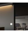 Panneau mural télécommande WiFi RGB+W 4 zones, 3V - 86x86mm, blanc, 4 zones, dimmable, RF 2.4GHz