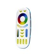 Télécommande tactile pour rubans LED RGB+CCT - 4 zones, blanc, contrôle tactile