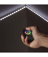 Télécommande tactile pour RGB+W - Noir, 4 zones, 2.4GHz, à piles